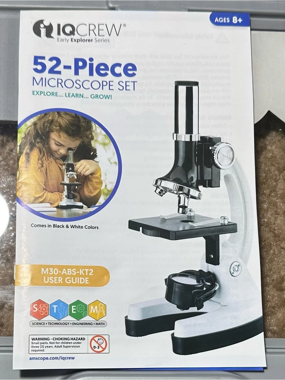 IQ Crew 52-Piece Microscope Set